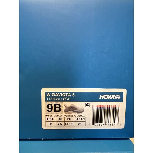 Hoka One One Gaviota 5 Running Walking Shoes 1134235 / SCP Women's Size 9B NEW - Picture 10 of 10